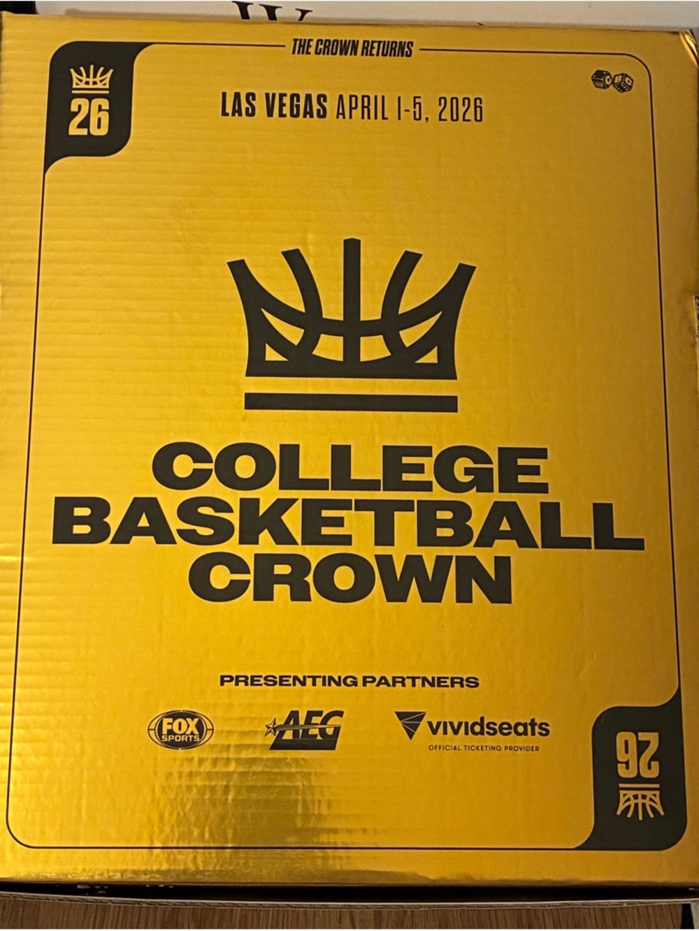 OTTO Two-Tone Crown Basketball Embroidered Snapback - White and Black